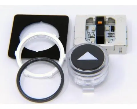 TKE Spare Parts | PUSHBUTTON HALL AURORA CALIFORNIA STYLE B