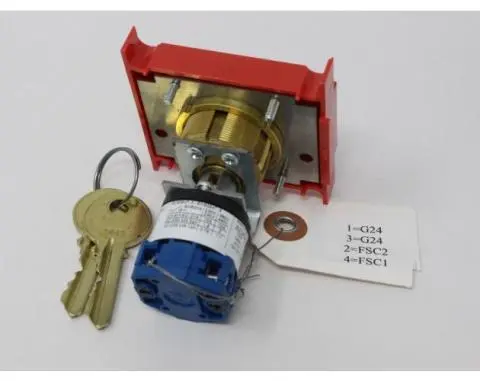 TKE Spare Parts | CAR FIRE SERVICE KEYSWITCH 2 POSITION KEY # 2642