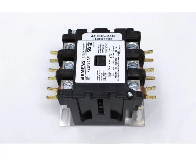 TKE Spare Parts | CONTACTOR DEFINITE PURPOSE CONTACTOR 60 AMP 3 POLE ...