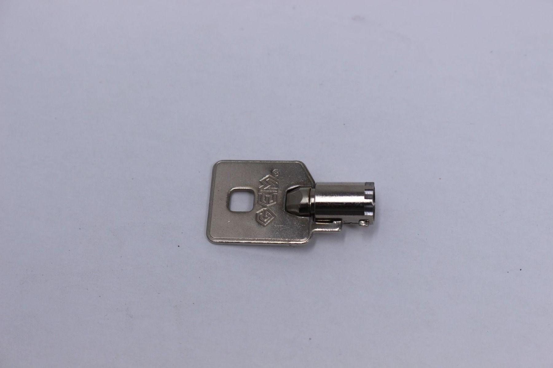 TKE Spare Parts | RECESS PANEL LOCK KEY H301 BRGHT CHROME
