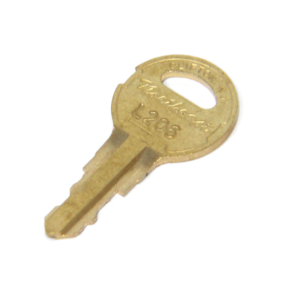 TKE Spare Parts | KEY H1848 FOR 660AD2 CYLINDER V7 IMPULSE 149008